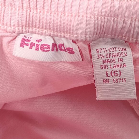 Just Friends Y2K Cotton & Spandex Pink Girl's Pant Size 6 NWT - Picture 8 of 9
